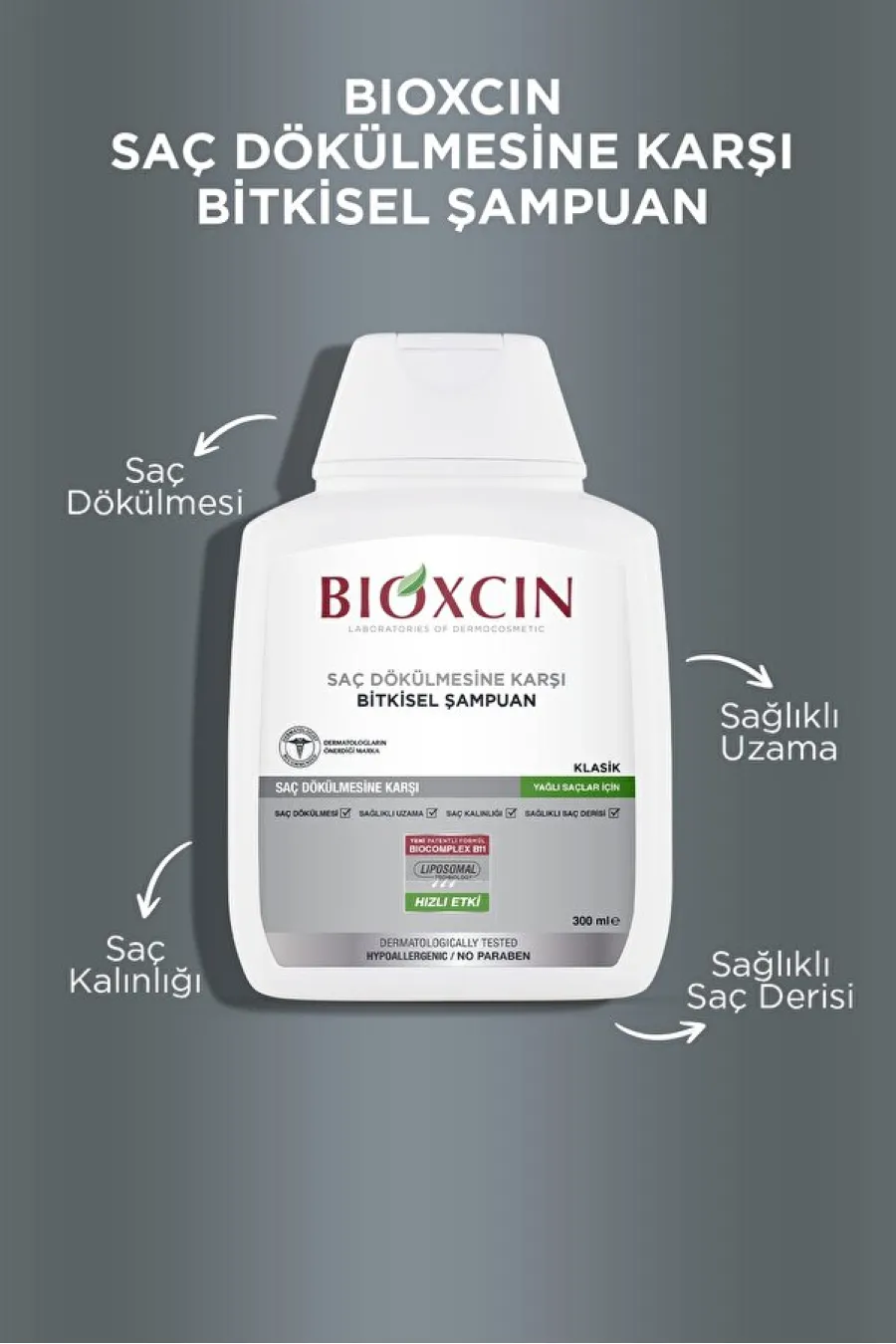 معرفی پک ۳ تایی شامپو کلاسیک ضد ریزش موهای چرب بیوکسین BIOXCIN