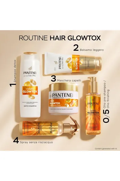  تصویر 4 : ماسک درخشان‌کننده مو برای براقیت فوری و نرمی مو ۳۰۰ میلی‌لیتر پنتن Pantene 