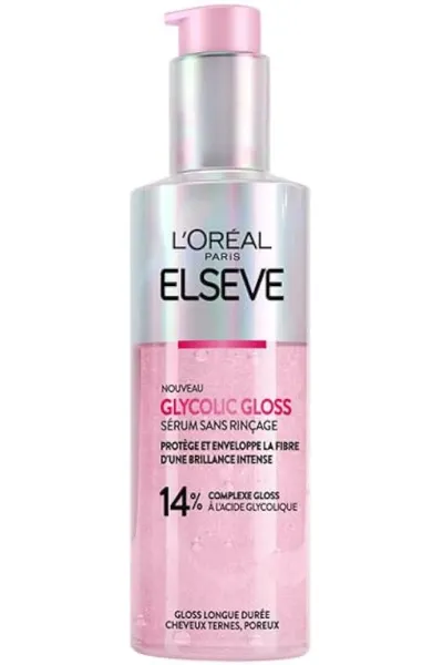 خرید و قیمت سرم موی بدون آبکشی Glycolic Gloss با اسید گلیکولیک برای درخشندگی موها L'Oreal Paris  لورال پاریس اصل
