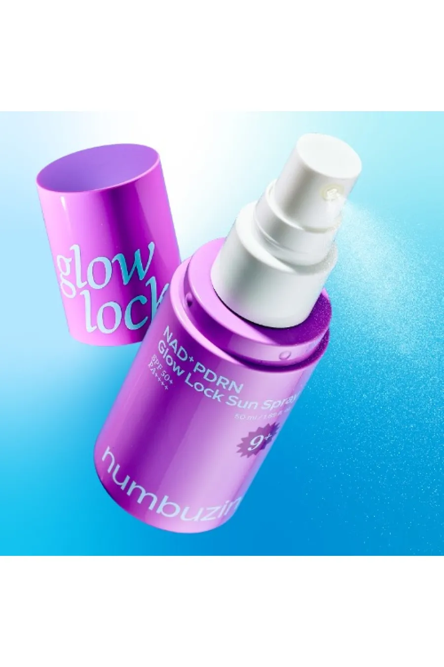 خرید اسپری ضدآفتاب درخشان‌کننده NAD+ و PDRN با SPF50+ نامبوزین Numbuzin اصل و اورجینال