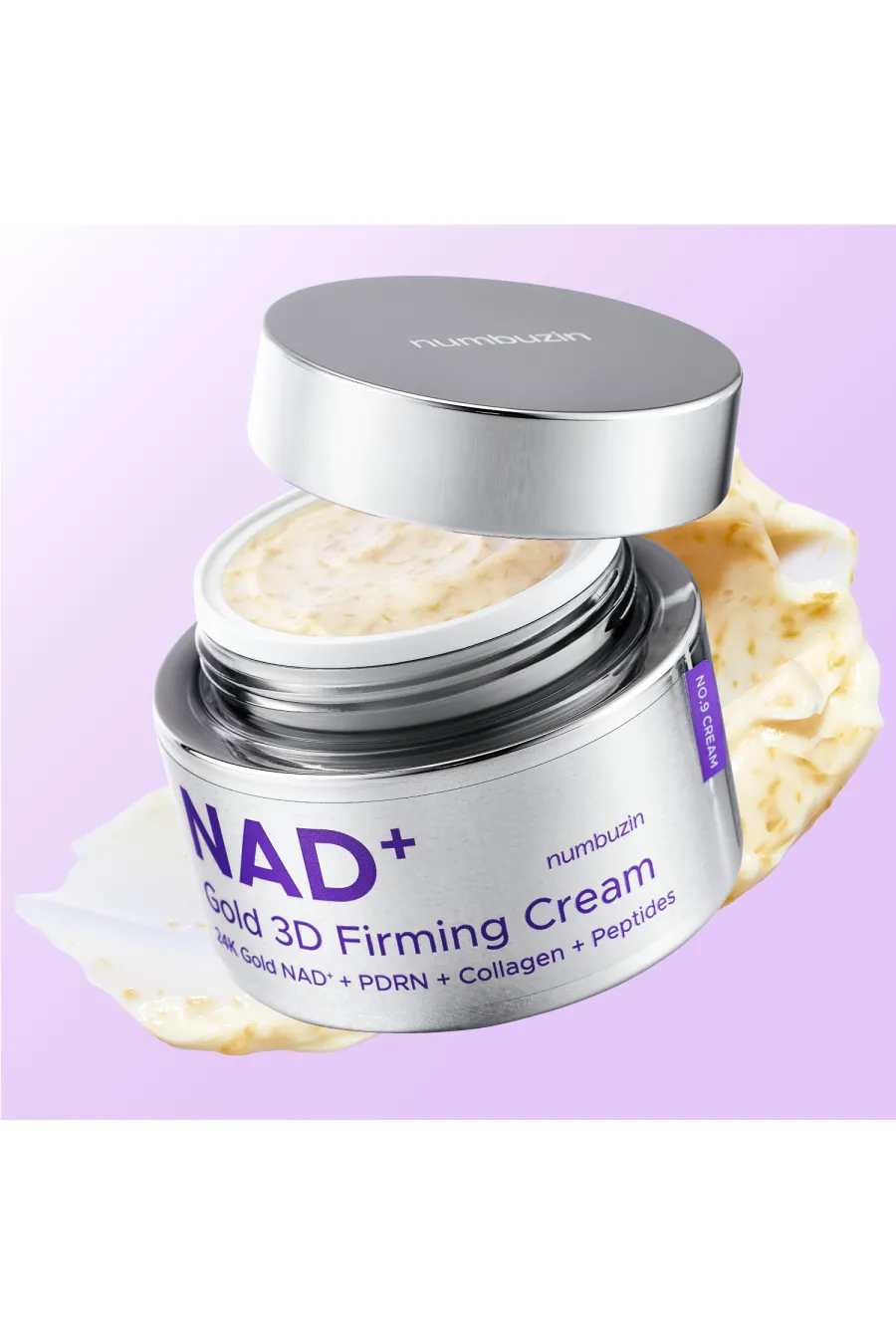 خرید کرم سفت‌کننده و فرم‌دهنده سه‌بعدی پوست NAD+ Gold 3D نامبوزین Numbuzin اصل