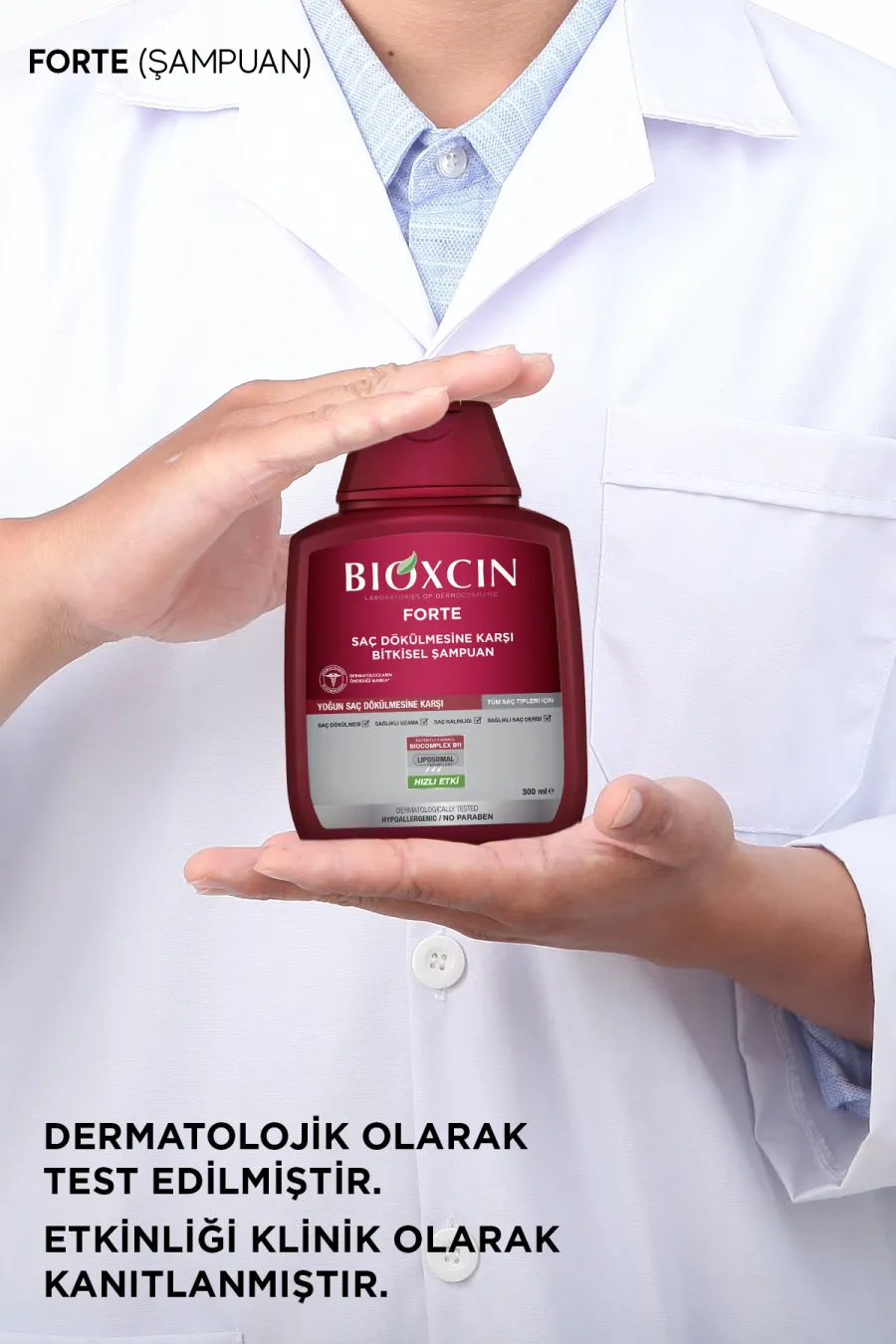 پک ۳ تایی شامپو ضد ریزش مو بیوکسین BIOXCIN مناسب برای مراقبت تخصصی و تقویت مو