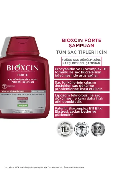  تصویر 1 : شامپو ضدریزش مو فورت بیوکسین BIOXCIN 