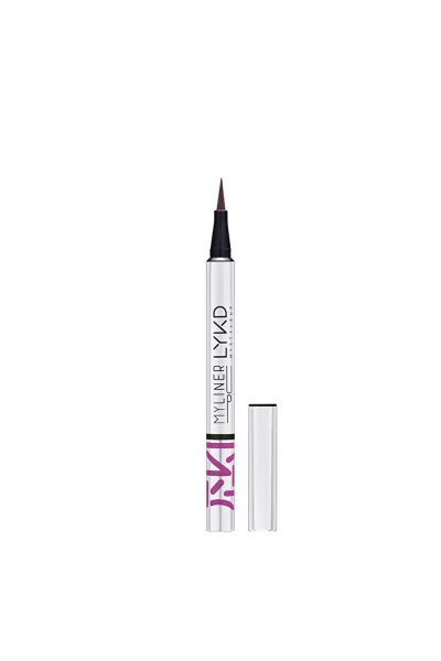 تصویر 2 : خط چشم ماژیکی Ink Liner 196 Brown قهوه‌ای با طراحی دقیق و ماندگار لایکد LYKD 