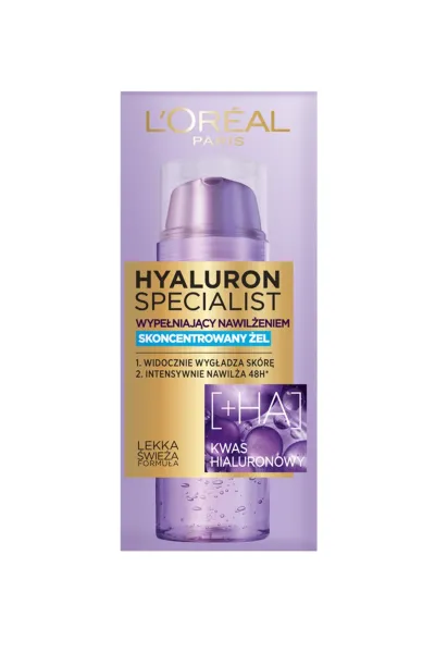  تصویر 1 : ژل آبرسان پمپی هیالورونیک اسید لورال پاریس L'Oreal Paris 