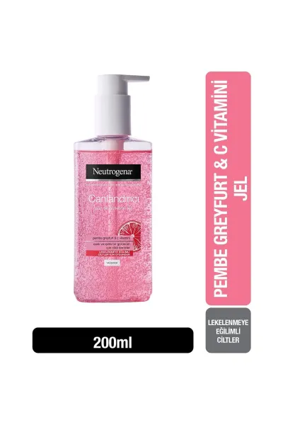 خرید و قیمت ژل شست و شوی صورت گریپ فوروت + ویتامین C Neutrogena  نوتروژینا اصل