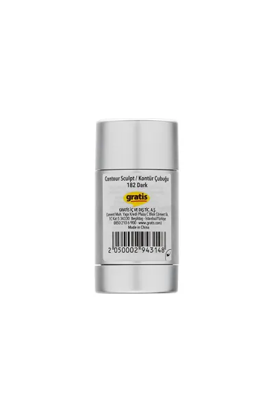  تصویر 2 : کانتور کرمی Contour Sculpt 182 Dark تیره با جلوه طبیعی و فرم‌دهی صورت لایکد LYKD 