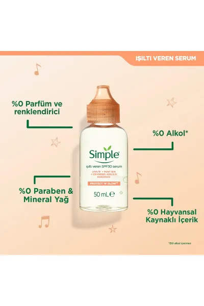  تصویر 2 : سرم جوانساز و ضدآفتاب Spf 30 سیمپل Simple 