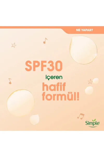  تصویر 5 : سرم جوانساز و ضدآفتاب Spf 30 سیمپل Simple 