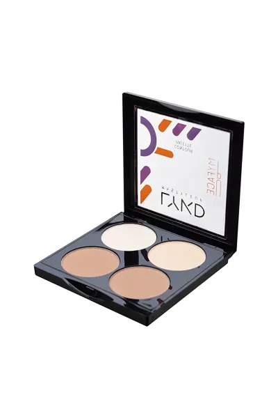  تصویر 1 : پالت کانتور چندرنگ Multicolor Contour Palette برای فرم‌دهی طبیعی صورت لایکد LYKD 