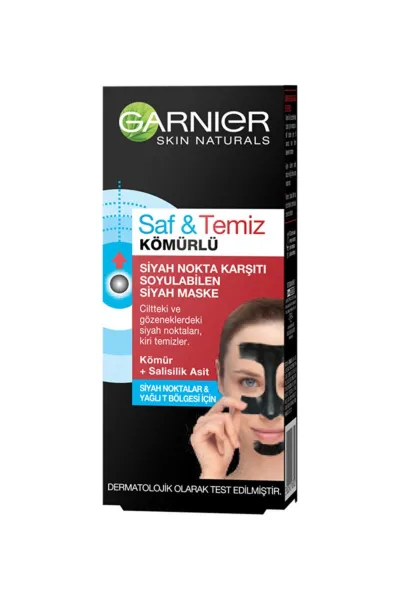 خرید و قیمت ماسک زغال برطرف کننده جوش‌های سرسیاه Garnier  گارنیر اصل