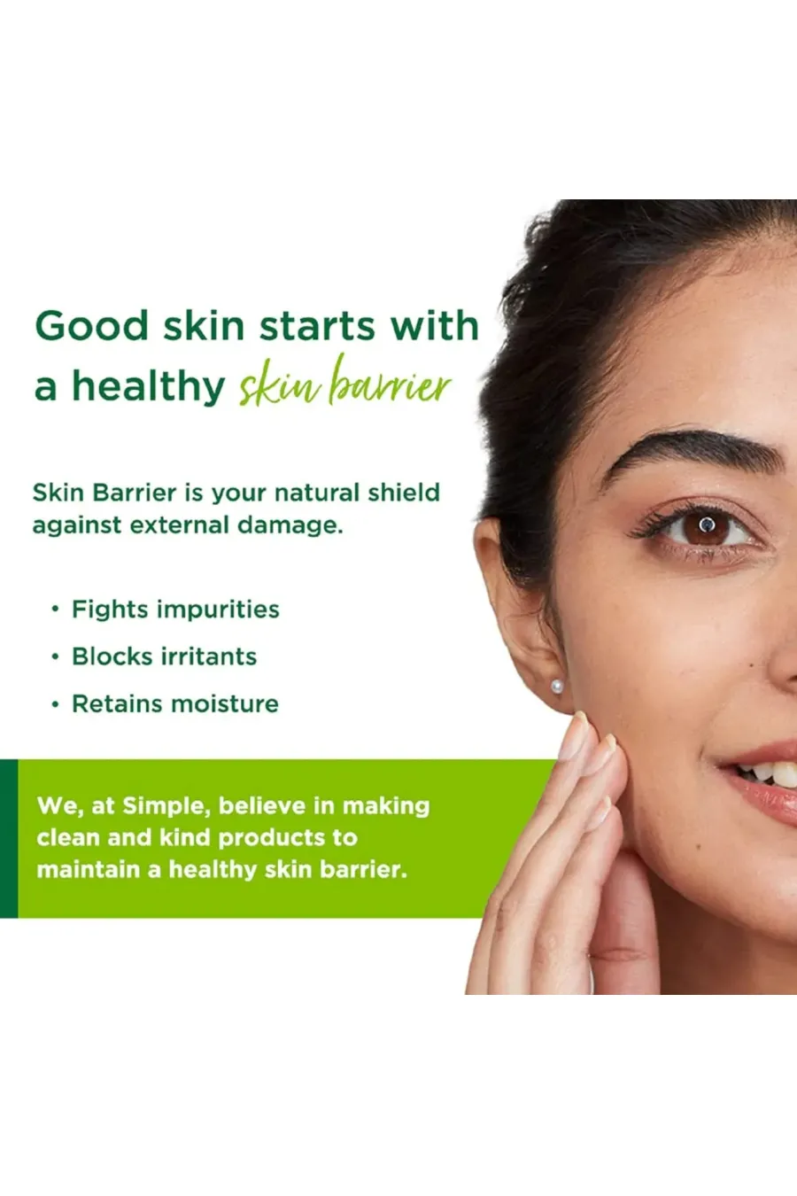 میسلار واتر روشن کننده سیمپل Simple مناسب پوستهای حساس و نیازمند حفظ سد دفاعی میسلار واتر روشن کننده سیمپل Simple مناسب پوستهای حساس و نیازمند حفظ سد دفاعی