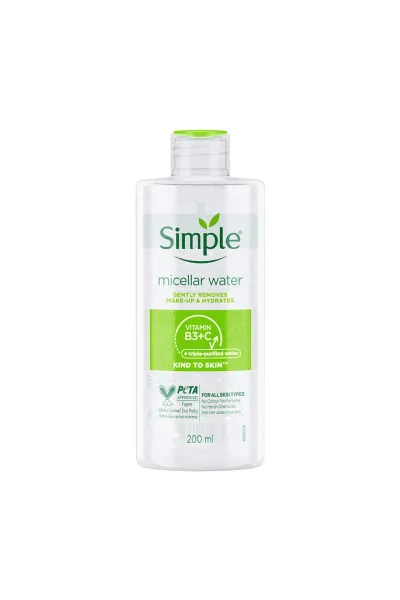  تصویر 1 : Simple سیمپل Kind To Skin میسلار واتر روشن کننده  