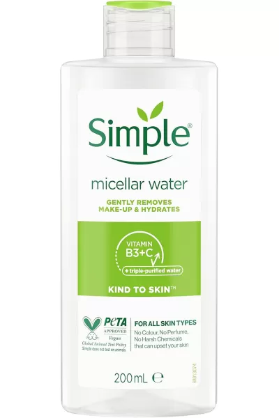 خرید و قیمت میسلار واتر روشن کننده Simple Kind To Skin سیمپل اصل