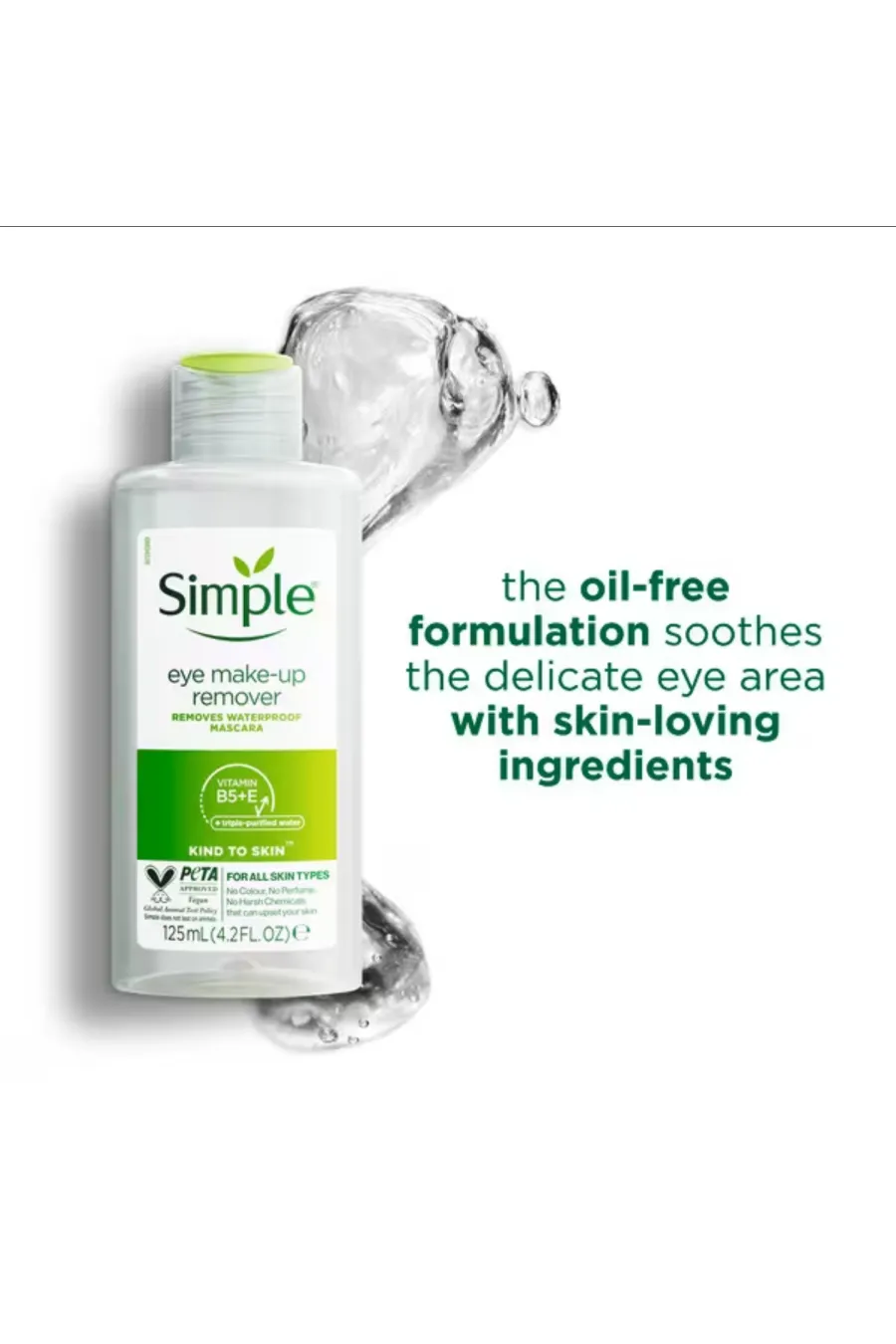 معرفی آرایش پاک کن چشم Kind to Skin سیمپل Simple با فرمول بدون چربی و آرامشبخش معرفی آرایش پاک کن چشم Kind to Skin سیمپل Simple با فرمول بدون چربی و آرامشبخش