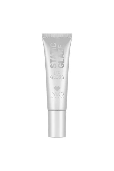  تصویر 1 : لیپ گلاس Static Glaze 135 Hyper Frequency شفاف با درخشش چندبعدی لایکد LYKD 