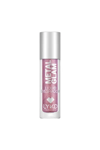 تصویر 1 : سایه چشم مایع Metal Glam 996 Dust Glam خاکستری دودی با درخشش براق لایکد LYKD 