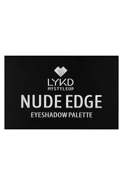  تصویر 2 : پالت سایه چشم ۱۸ رنگ Nude Edge با طیف‌های نود و قهوه‌ای کاربردی لایکد LYKD 
