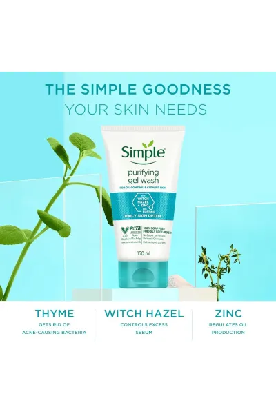  تصویر 3 : ژل شوینده صورت Purifying سیمپل Simple 