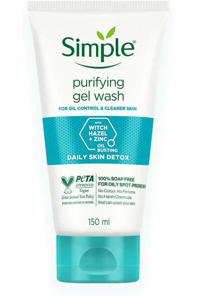 خرید و قیمت ژل شوینده صورت Simple Purifying سیمپل اصل