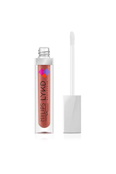  تصویر 2 : لیپ گلاس Lip Gloss 274 Peach هلویی با درخشش جذاب و جلوه براق لایکد LYKD 