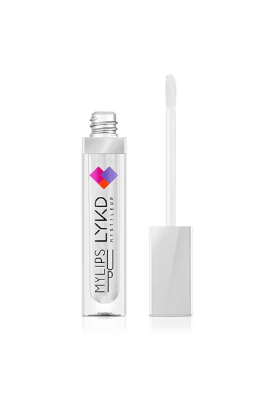  تصویر 2 : لیپ گلاس Lip Gloss 902 Coconut سفید نارگیلی با درخشش براق و جلوه طبیعی لایکد LYKD 