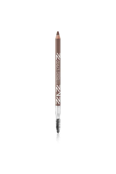  تصویر 2 : مداد پودری ابرو Powder Eyebrow Pencil 171 Rich Brown قهوه‌ای تیره با طراحی دقیق لایکد LYKD 