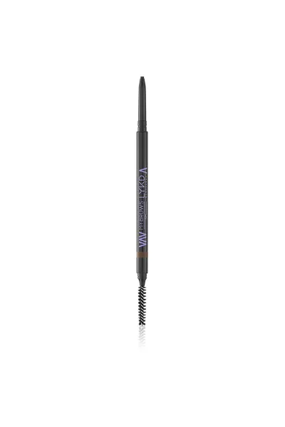  تصویر 2 : مداد ابرو میکرو Micro Eyebrow Pencil 160 Chocolate Brown قهوه‌ای شکلاتی دقیق لایکد LYKD 