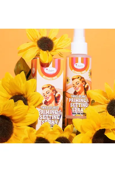  تصویر 1 : اسپری پرایمر و فیکس Twice as Nice Priming Setting Spray برای ماندگاری آرایش دبالم The balm 