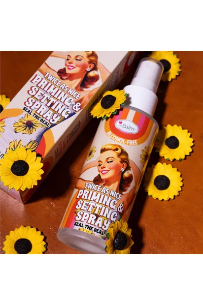  تصویر 5 : اسپری پرایمر و فیکس Twice as Nice Priming Setting Spray برای ماندگاری آرایش دبالم The balm 