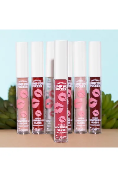  تصویر 2 : برق لب حجم‌دهنده Instant Plump Your Pucker Giddy Up صورتی نود براق دبالم The balm 