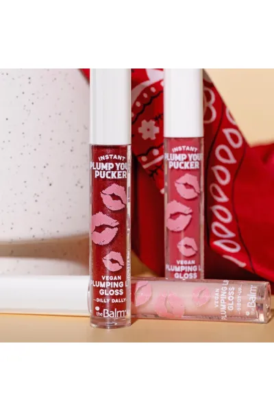  تصویر 4 : برق لب حجم‌دهنده Instant Plump Your Pucker Night Rider آلویی تیره براق دبالم The balm 
