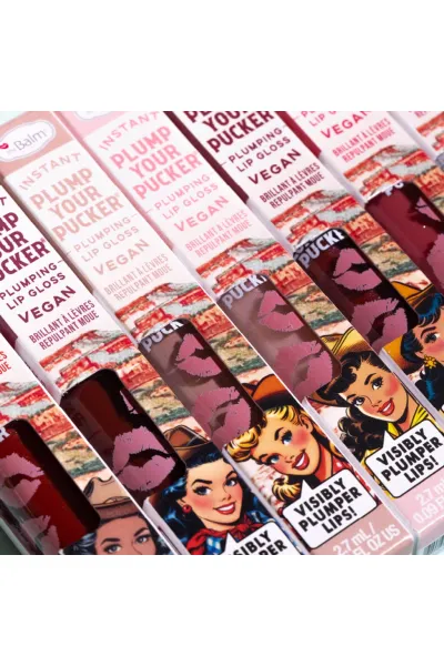  تصویر 6 : برق لب حجم‌دهنده Instant Plump Your Pucker Night Rider آلویی تیره براق دبالم The balm 