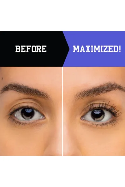  تصویر 4 : ریمل حجم‌دهنده Big Fan Maskara Maximizing Siyah مشکی برای مژه‌های پرپشت دبالم The balm 