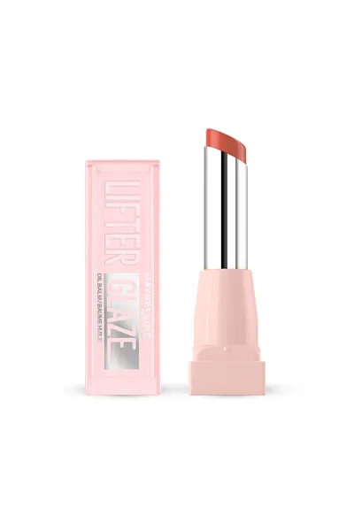 تصویر 1 : بالم لب رنگی 06 Caramel Glow کاراملی با شی باتر و هیالورونیک اسید میبلین نیویورک Maybelline New York 