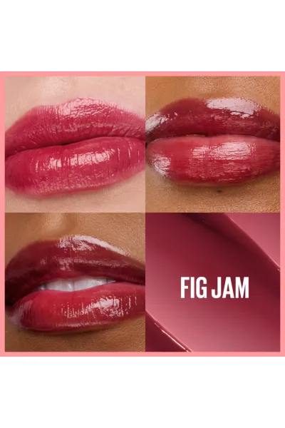  تصویر 2 : بالم لب رنگی 14 Fig Jam انجیری با شی باتر و هیالورونیک اسید میبلین نیویورک Maybelline New York 
