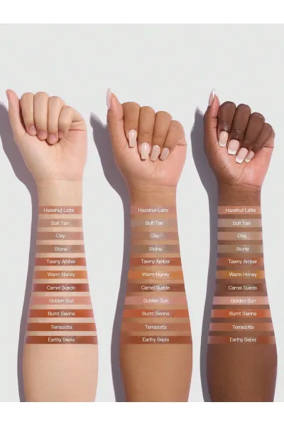  تصویر 8 : استیک کانتور و برنزر کره‌ای Buttery Buff در رنگ Clay قهوه‌ای رسی شیگلم Sheglam 