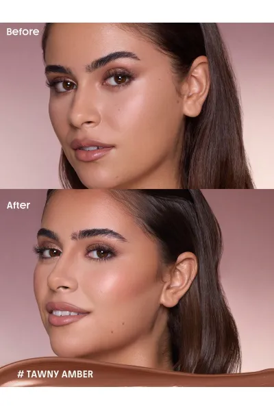  تصویر 1 : استیک کانتور و برنزر کره‌ای Buttery Buff در رنگ Tawny Amber کهربایی گرم شیگلم Sheglam 