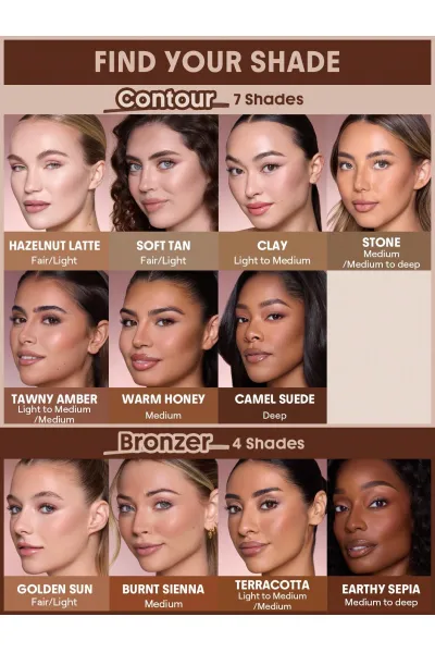  تصویر 3 : استیک کانتور و برنزر کره‌ای Buttery Buff در رنگ Burnt Sienna سفالی سوخته شیگلم Sheglam 