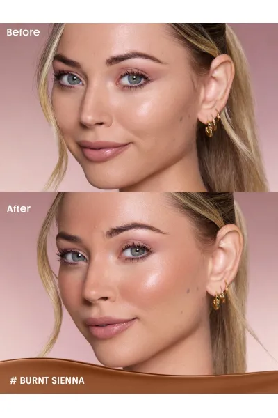  تصویر 11 : استیک کانتور و برنزر کره‌ای Buttery Buff در رنگ Burnt Sienna سفالی سوخته شیگلم Sheglam 