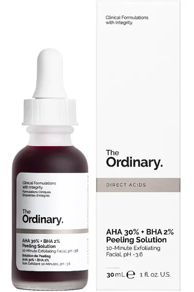 سرم لایه‌بردار پیلینگ سولوشن AHA 30% + BHA 2% اوردینری