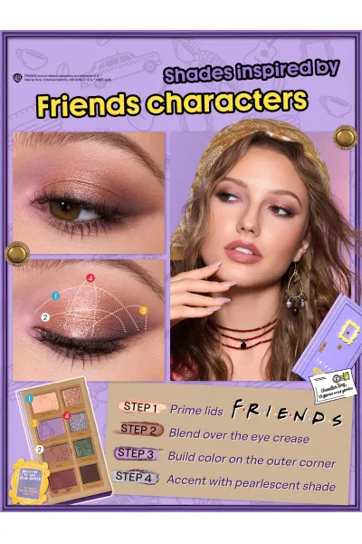 تصویر 2 : ست کامل آرایشی FRIENDS Full Collection Set در رنگ Multicolor چندرنگ شیگلم Sheglam 