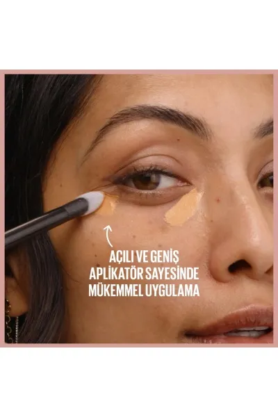  تصویر 3 : کانسیلر سرم کافئین و پپتید با پوشش کامل Warm Light Beige بژ روشن گرم میبلین نیویورک Maybelline New York 