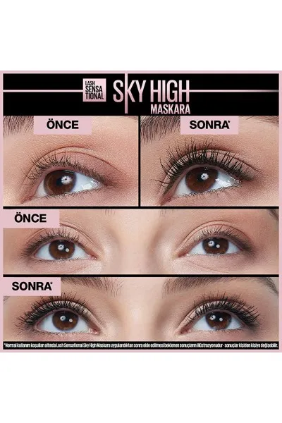  تصویر 3 : ریمل ضد آب حجم‌دهنده و بلندکننده مژه Extra Black مشکی اکسترا میبلین نیویورک Maybelline New York 