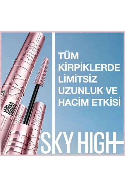  تصویر 6 : ریمل ضد آب حجم‌دهنده و بلندکننده مژه Extra Black مشکی اکسترا میبلین نیویورک Maybelline New York 