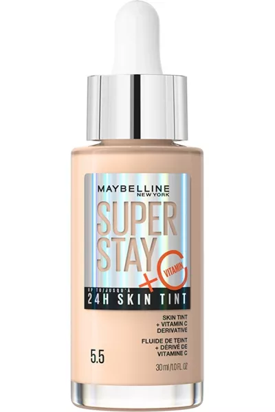 کرم پودر مایع اسکین تینت ویتامین C پوشش بالا 05.5 Nude نود میبلین نیویورک Maybelline New York