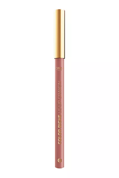 مداد لب 601 Worth It رنگ صورتی برای فرم‌دهی دقیق و ماندگار لب لورال پاریس L'Oreal Paris