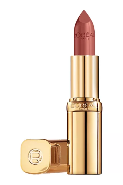 خرید و قیمت رژ لب ساتن صورتی شماره 107 Seine Sunset با بافت نرم و لطیف L'Oreal Paris لورال پاریس اصل