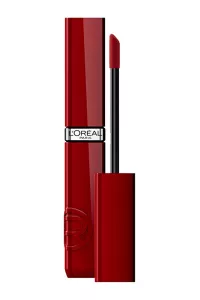 رژ-لب-مایع-براق-ماندگار-520-Berry-Bordeaux-رنگ-قرمز-جذاب-لورال-پاریس-L'Oreal-Paris