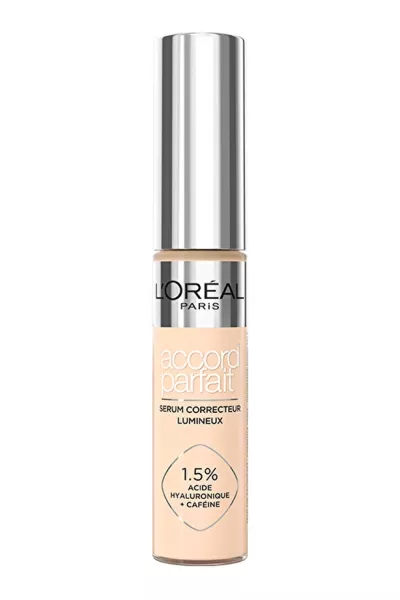 خرید و قیمت کانسیلر سرمی روشن‌کننده با پوشش طبیعی، رنگ 1R هماهنگ با پوست L'Oreal Paris لورال پاریس اصل